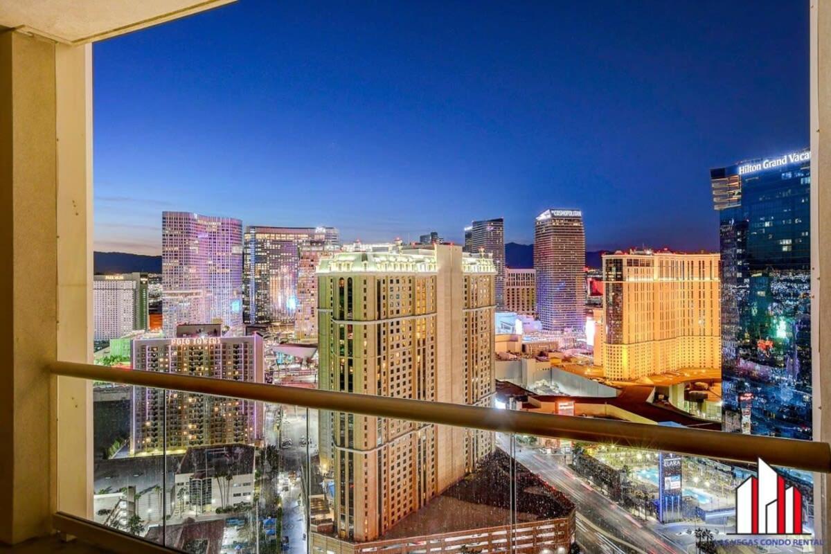 Mgm Signature-33-709 F1 Track & Strip View Balcony Las Vegas Exterior photo