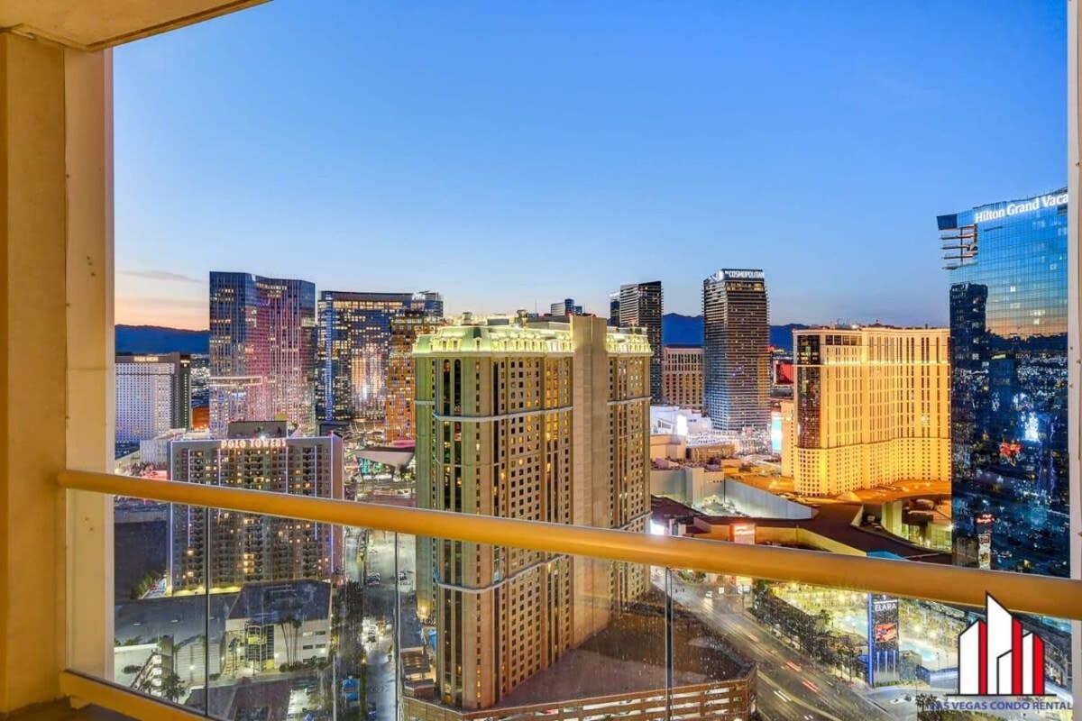Mgm Signature-33-709 F1 Track & Strip View Balcony Las Vegas Exterior photo