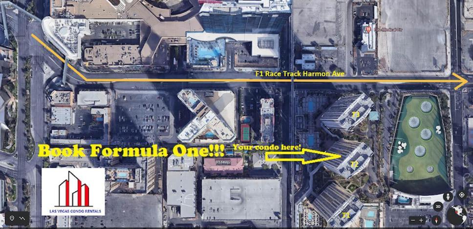 Mgm Signature-33-709 F1 Track & Strip View Balcony Las Vegas Exterior photo